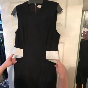 Helmet Lang Black and White Evening Dress✨